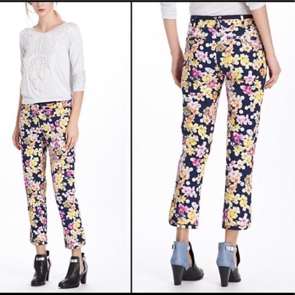 Anthropologie Cartonnier Floral Crop Trous… - Picture 9 of 9
